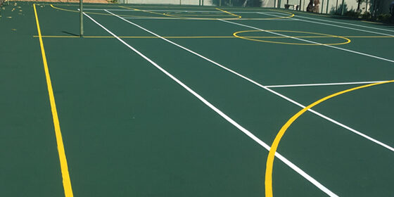 Combo courts Resurfacing